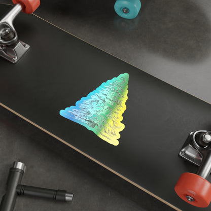 Happy Howl-idays Holographic Sticker