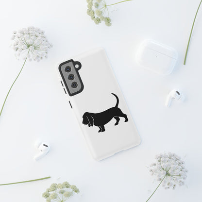 Basset Hound Silhouette Samsung Case