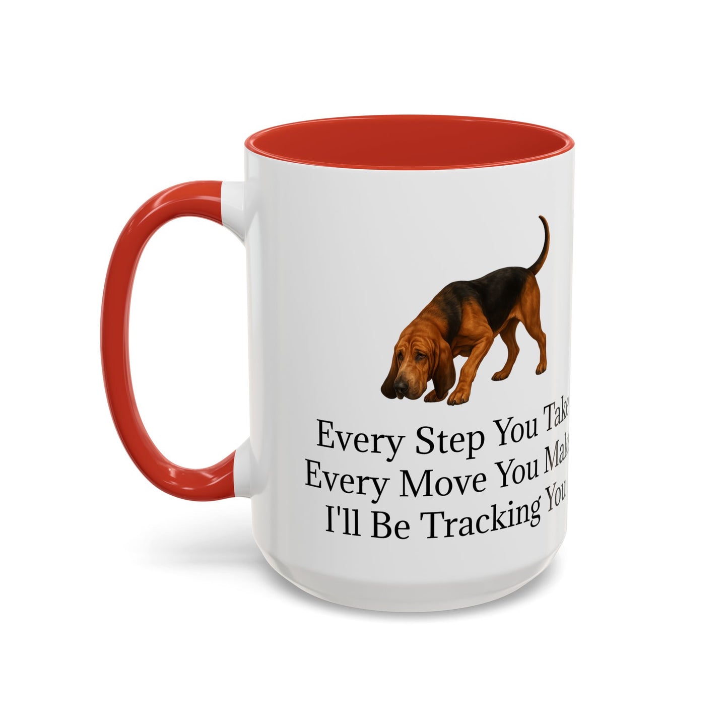 Tracking You 2-Tone Coffee Mug