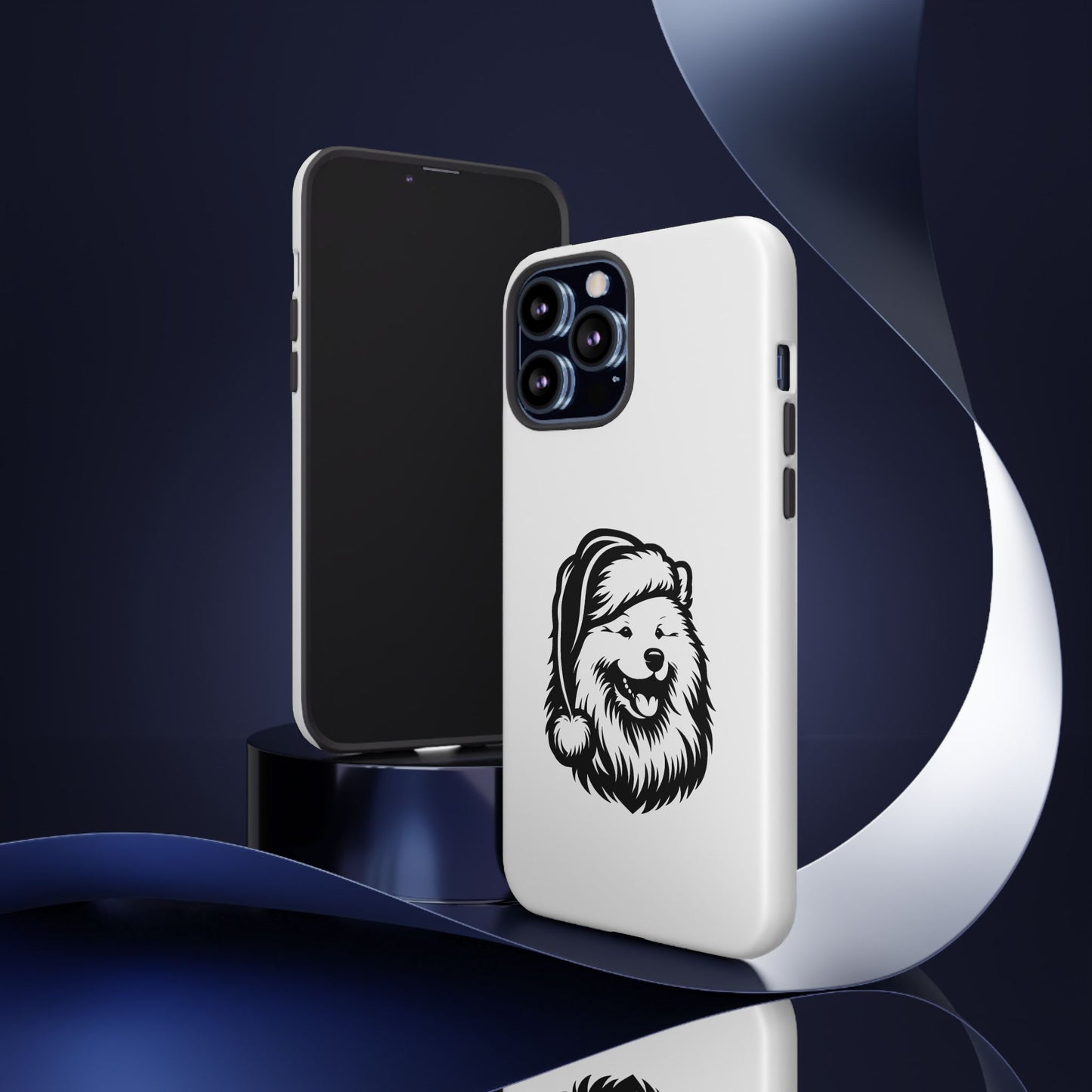 Santa Paws Samoyed iPhone Case