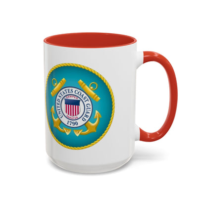 US Coast Guard 2-Tone Coffee Mug