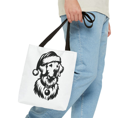 Santa Paws Golden Tote Bag