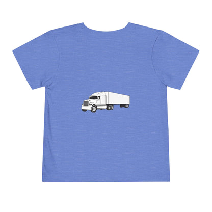 Semi Truck Toddler Unisex Short Sleeve Crewneck Tee