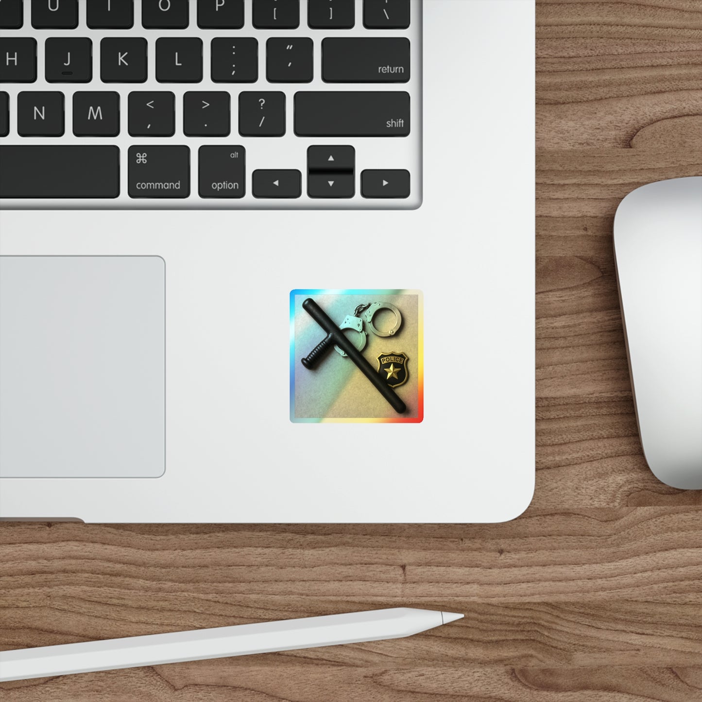 Law Enforcement Appreciation Holographic Sticker