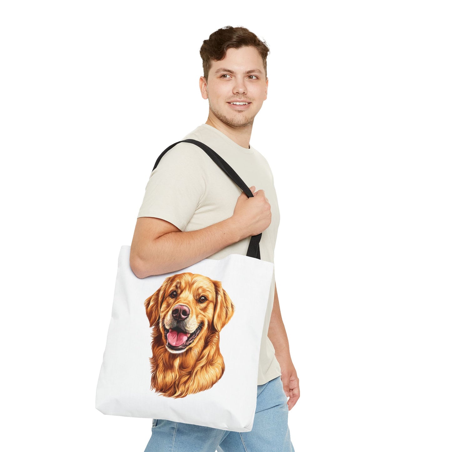 Golden Head Tote Bag