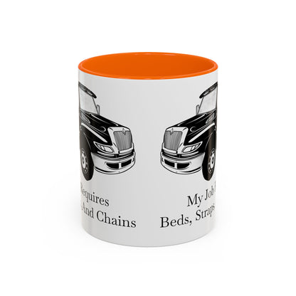 Beds, Straps, And Chains 2-Tone Coffee Mug