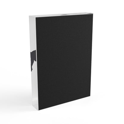 Golden Silhouette Acrylic Photo Block