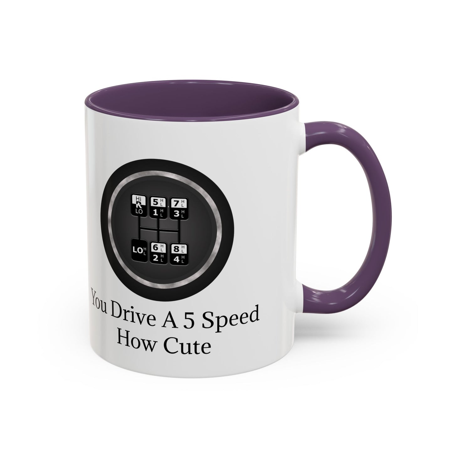 5 Speed How Cute 2-Tone Coffee Mug