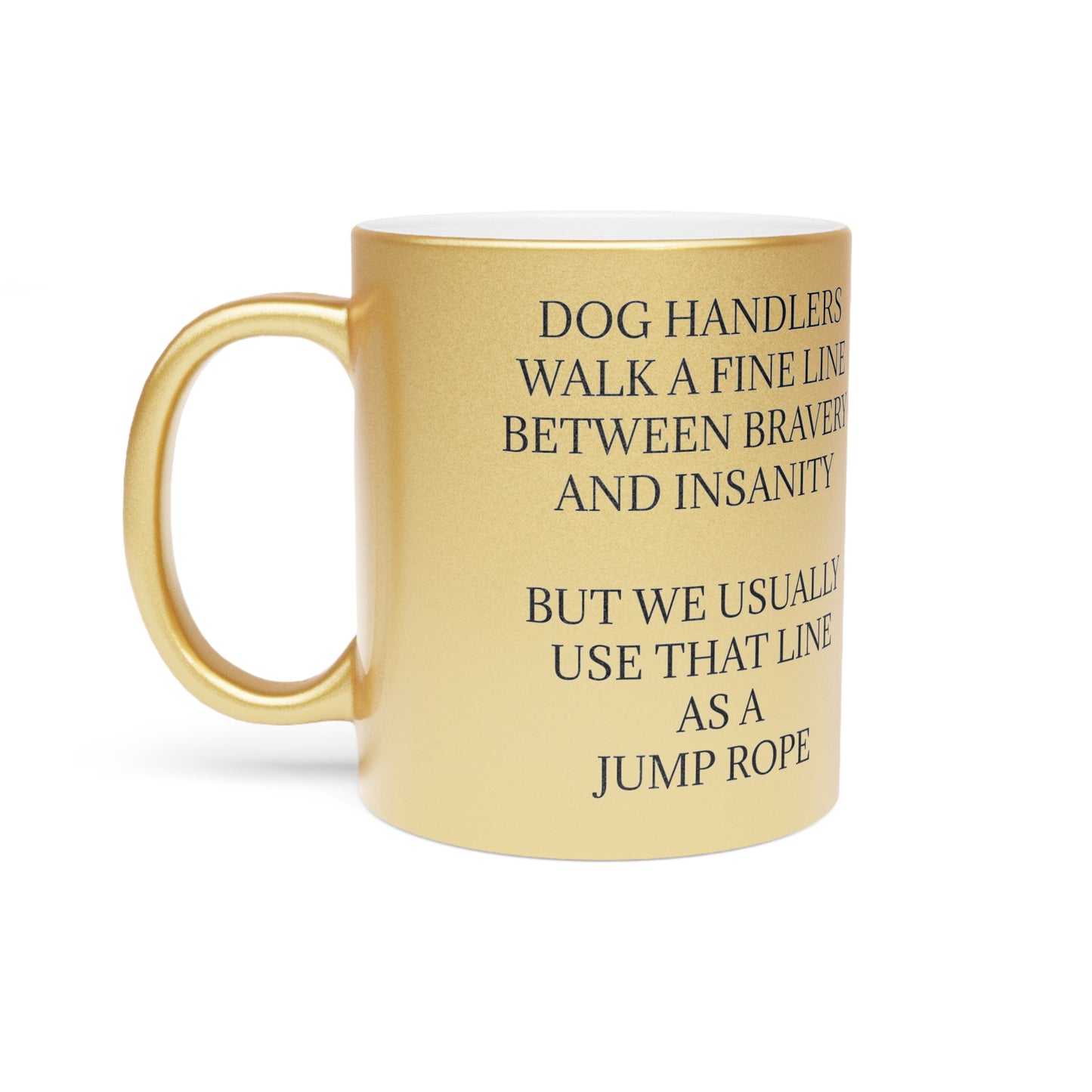 Jump Rope Metallic Coffee Mug