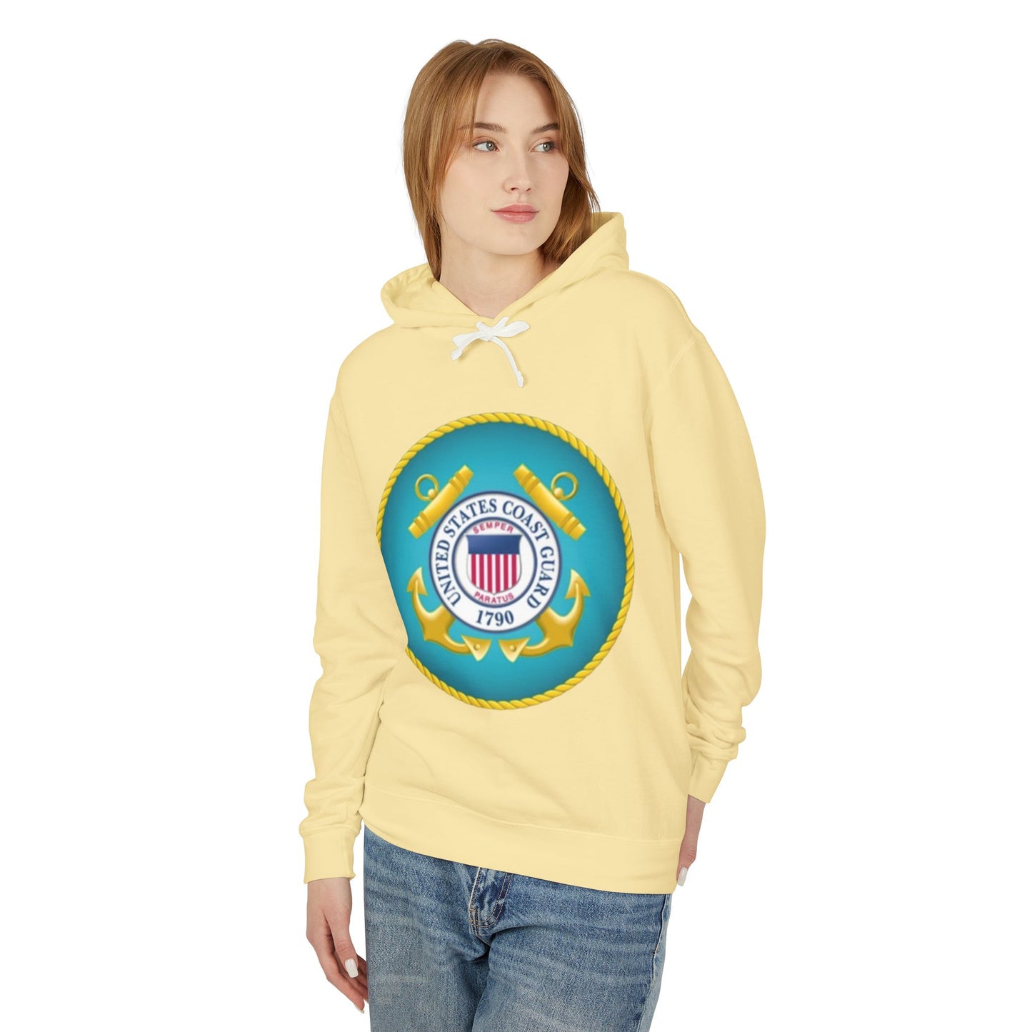 US Coast Guard Unisex Lightweight Hoodie