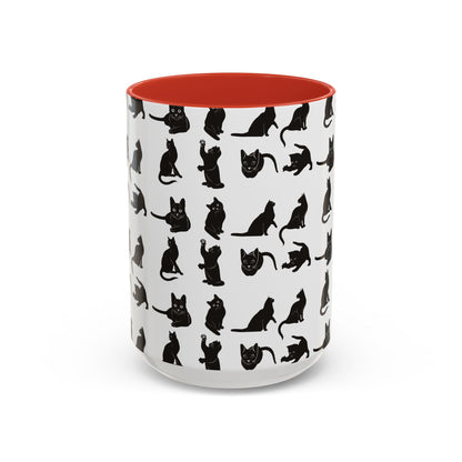 Cats 2-Tone Coffee Mug
