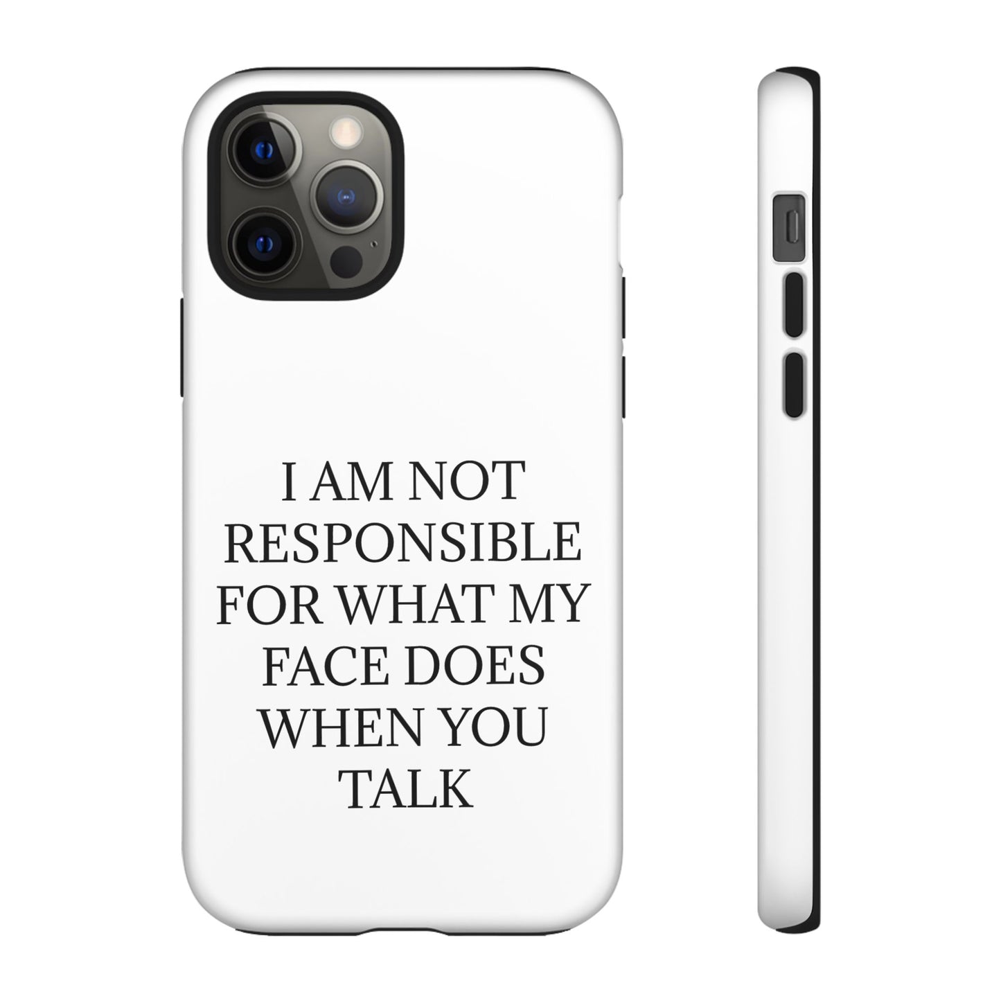 When You Talk iPhone Case