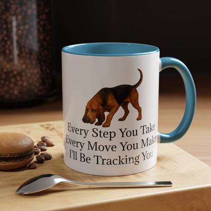 Tracking You 2-Tone Coffee Mug