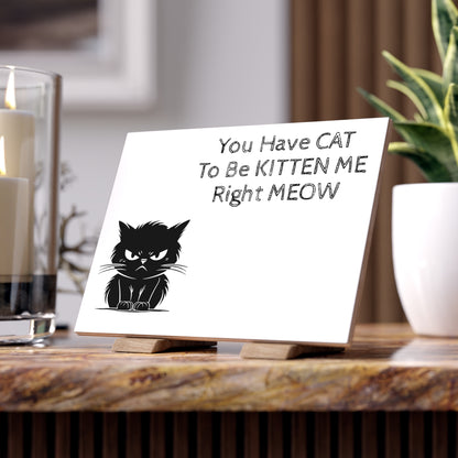 Kitten Me Ceramic Photo Tile