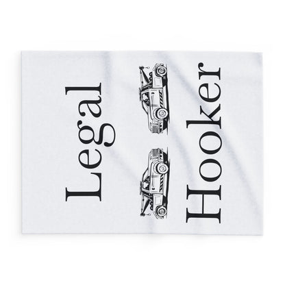 Legal H**ker Tow Truck Wheel Lift Arctic Fleece Blanket