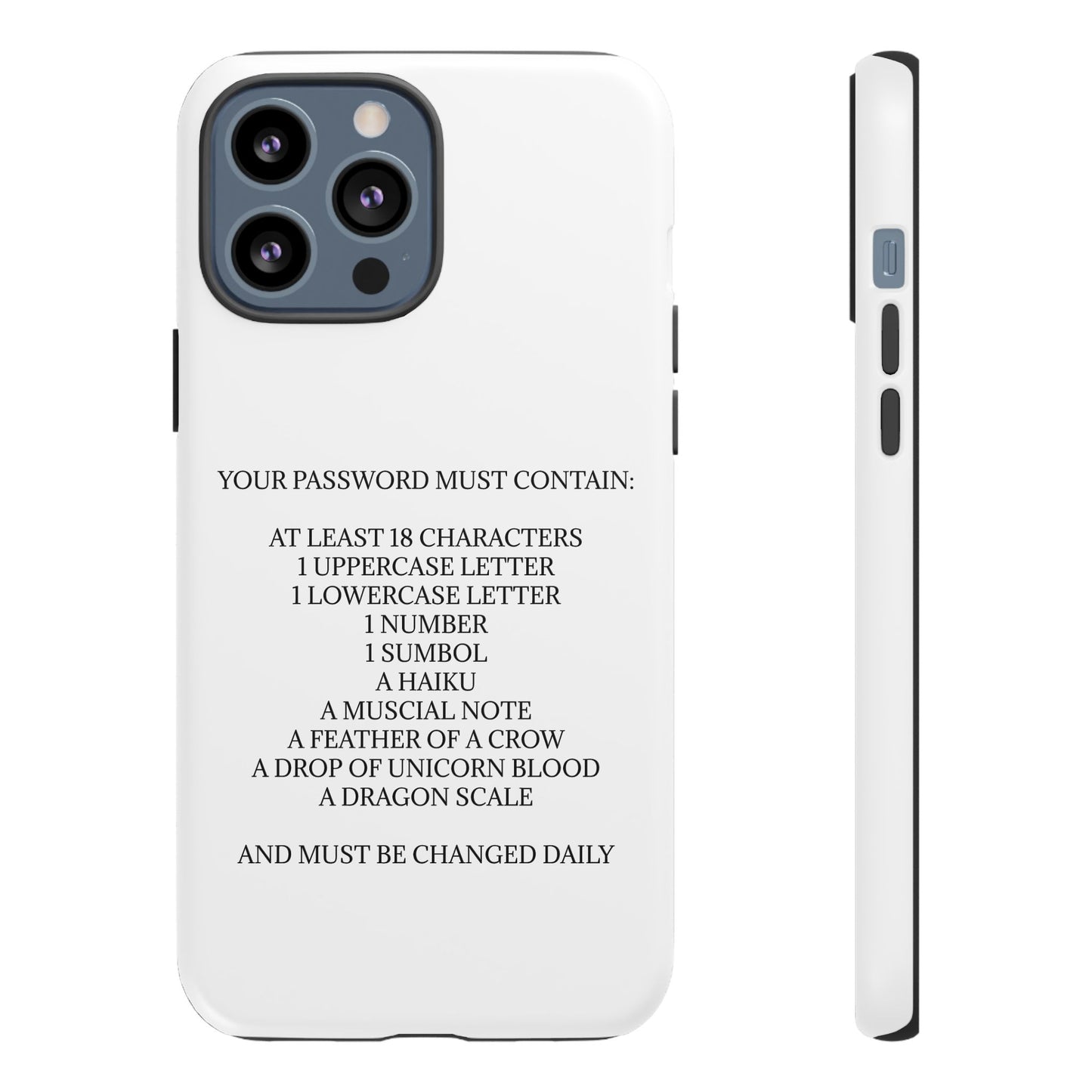 Password iPhone Case