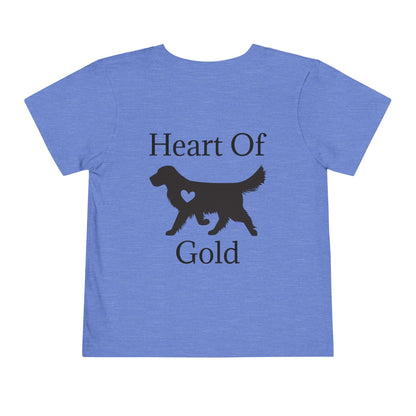 Heart Of Gold Toddler Unisex Short Sleeve Crewneck Tee