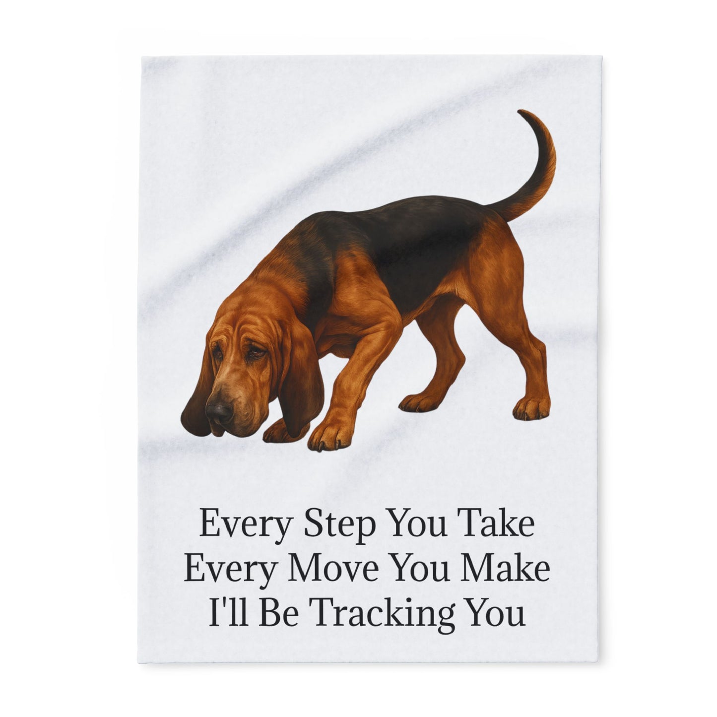 Tracking You Arctic Fleece Blanket