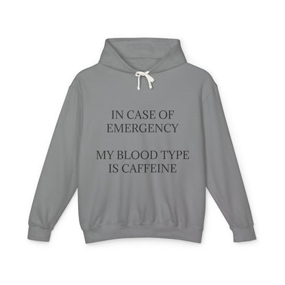 Blood Type Unisex Lightweight Hoodie