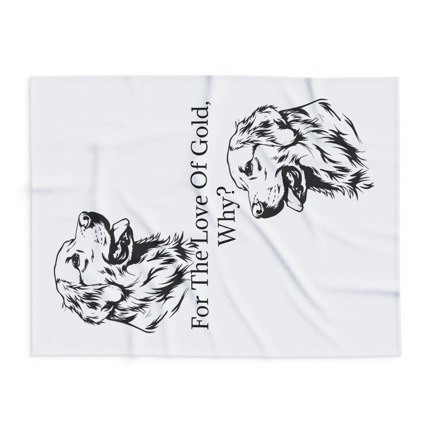 For The Love Of Gold Arctic Fleece Blanket