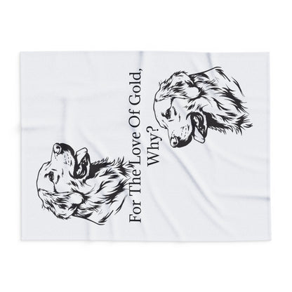 For The Love Of Gold Arctic Fleece Blanket