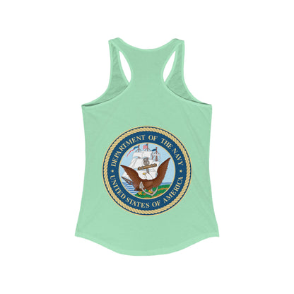 US Navy Women's Racerback Tank