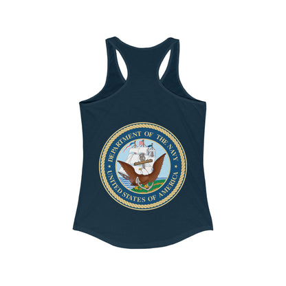 US Navy Women's Racerback Tank