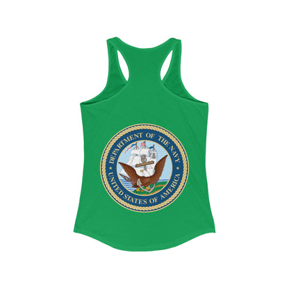 US Navy Women's Racerback Tank