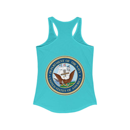 US Navy Women's Racerback Tank