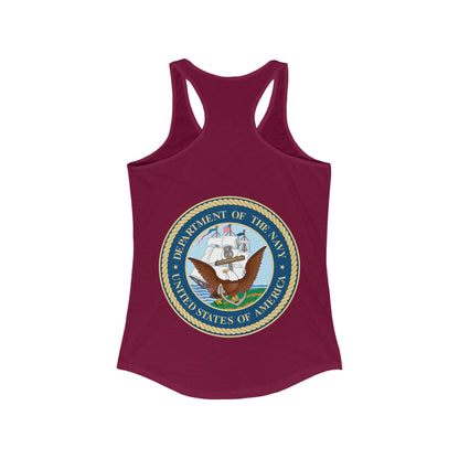 US Navy Women's Racerback Tank