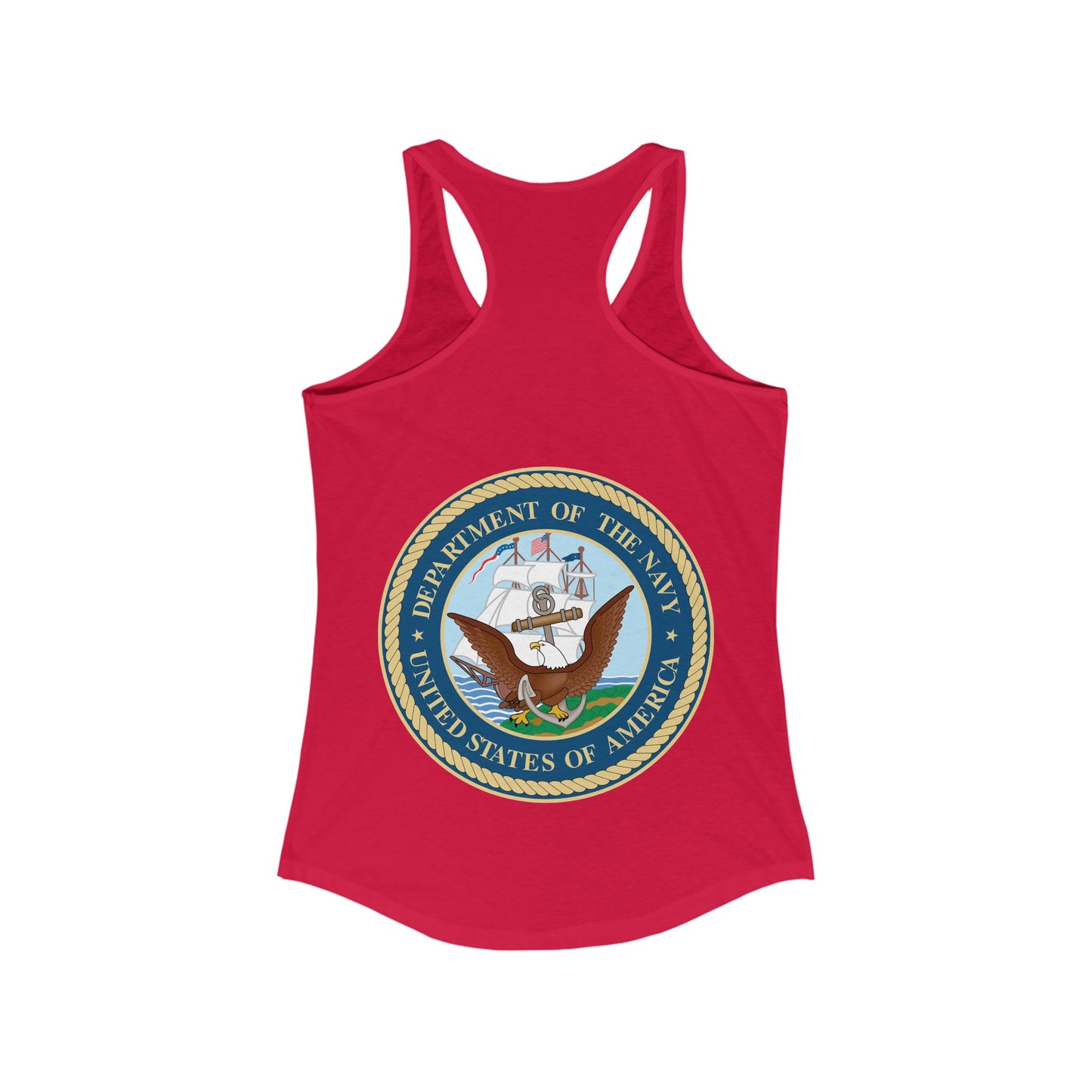 US Navy Women's Racerback Tank
