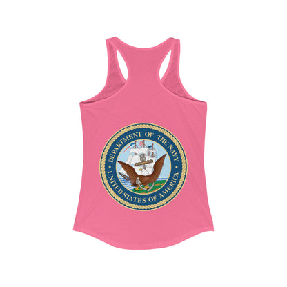 US Navy Women's Racerback Tank