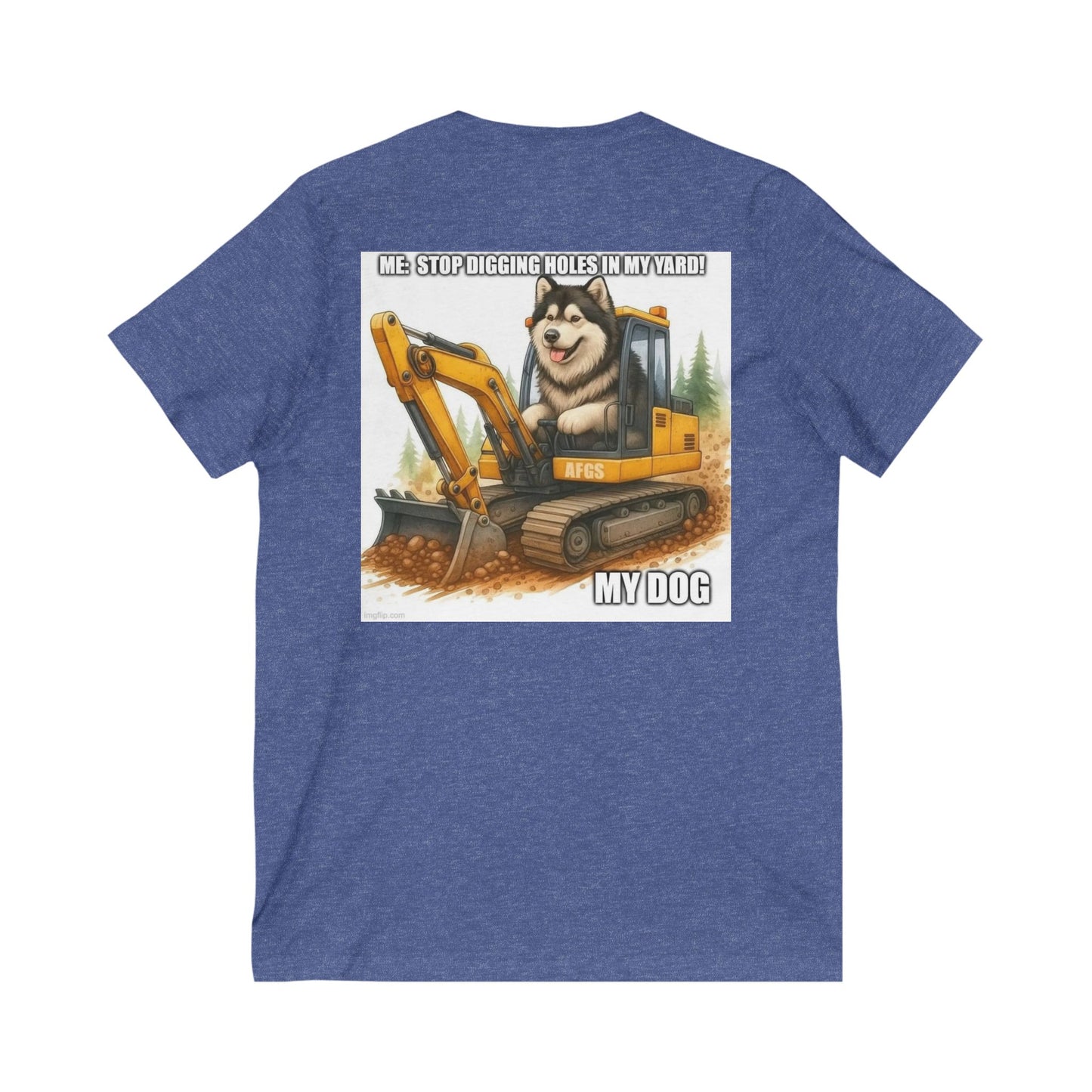 Digmaster Unisex Short Sleeve V-Neck Tee