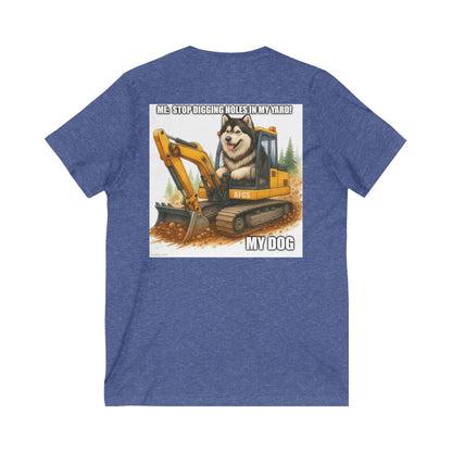 Digmaster Unisex Short Sleeve V-Neck Tee