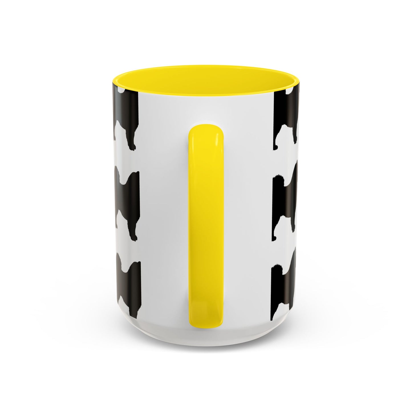 Samoyed Silhouette 2-Tone Coffee Mug