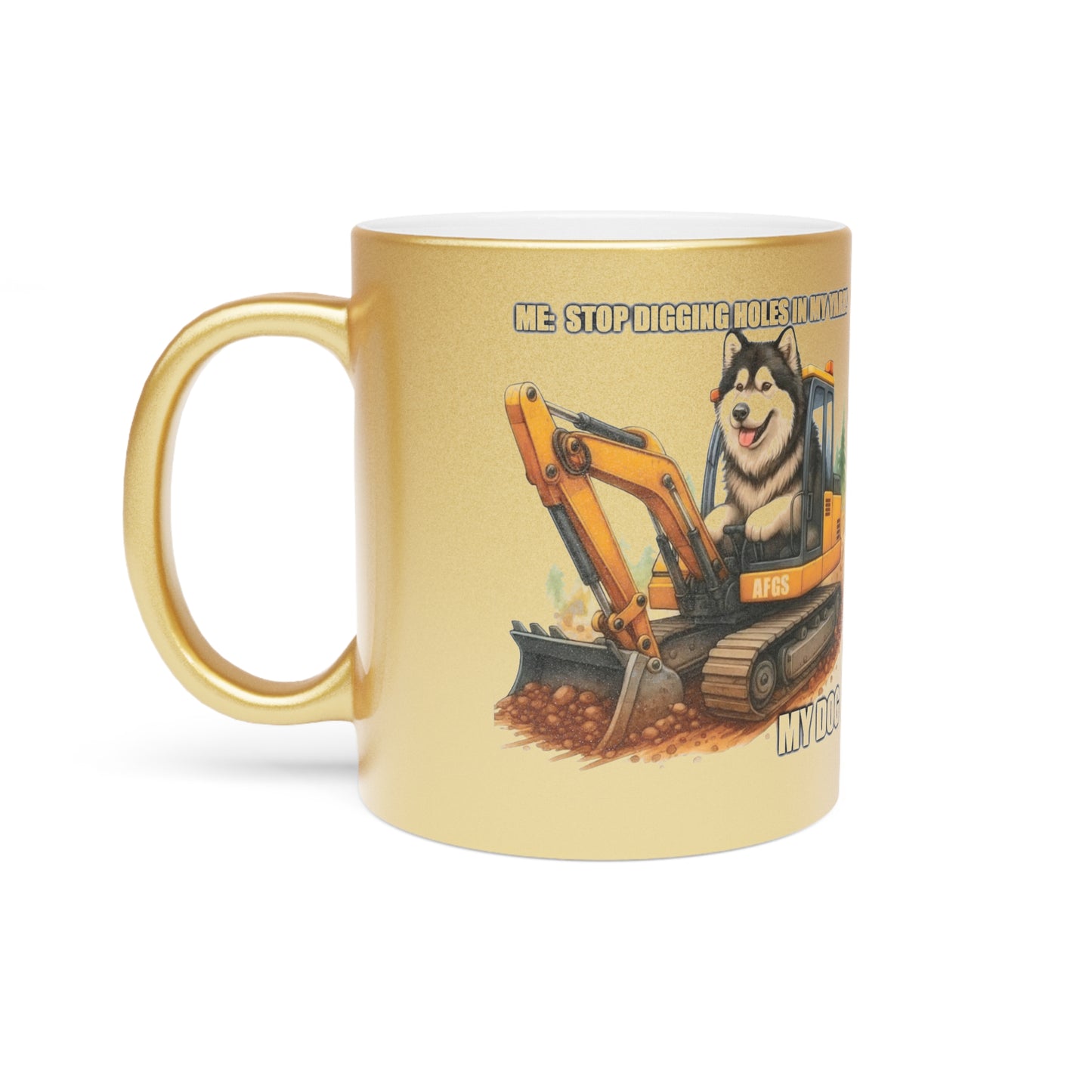 Digmaster Metallic Coffee Mug