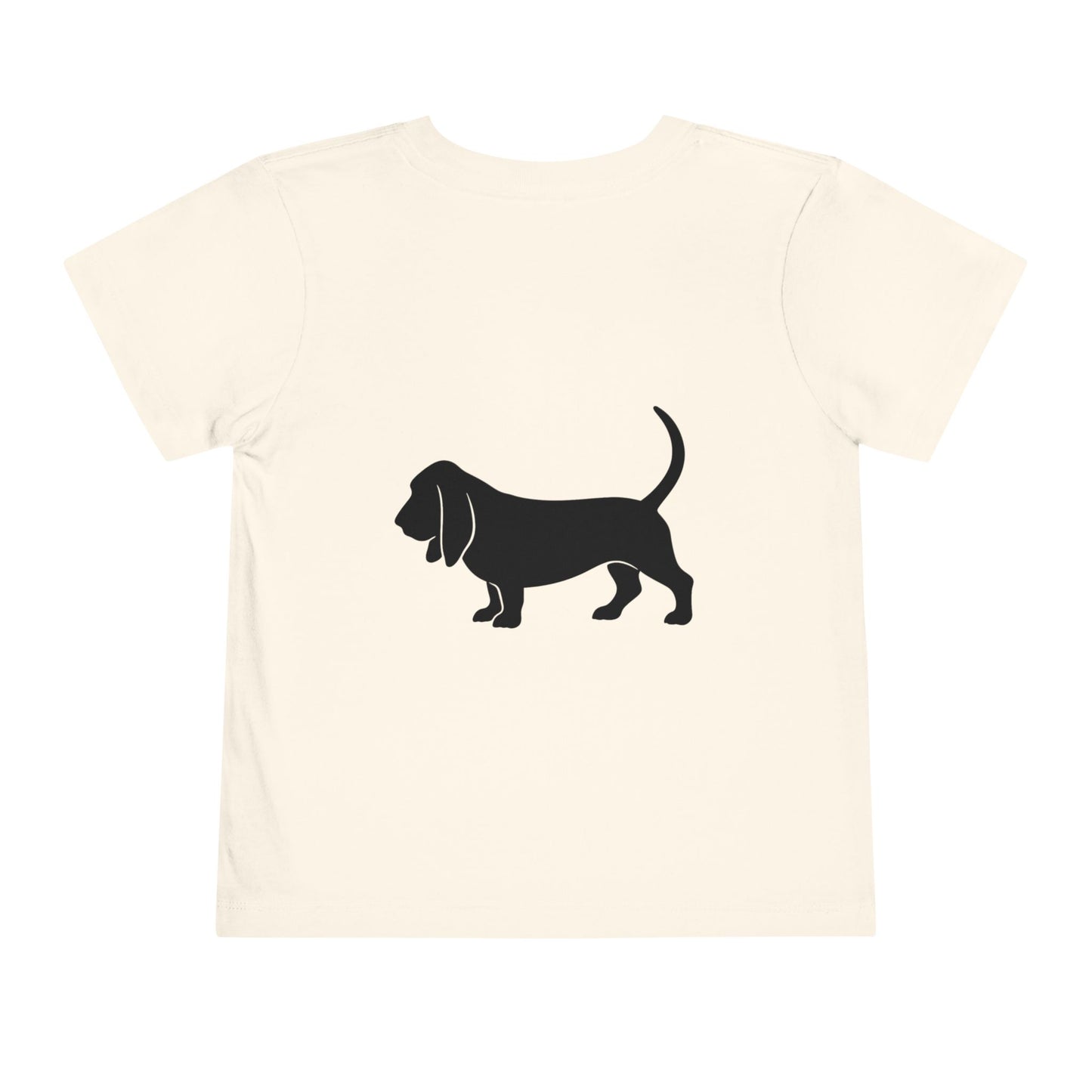 Basset Hound Toddler Unisex Short Sleeve Crewneck Tee