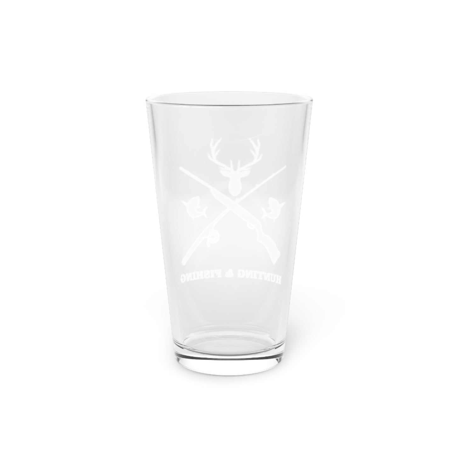 Hunting/Fishing Drinking Glass