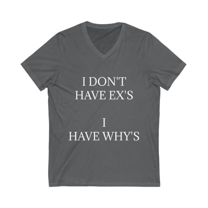 X's And Y's Unisex Short Sleeve V-Neck Tee