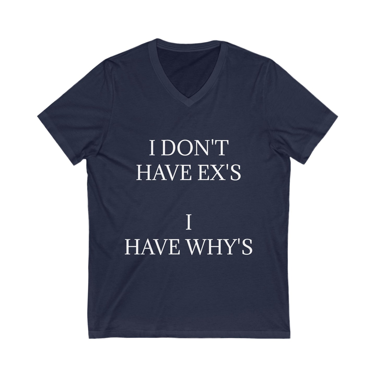 X's And Y's Unisex Short Sleeve V-Neck Tee