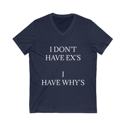 X's And Y's Unisex Short Sleeve V-Neck Tee