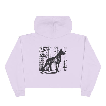 Guardian Of The Forest Women's Crop Hoodie