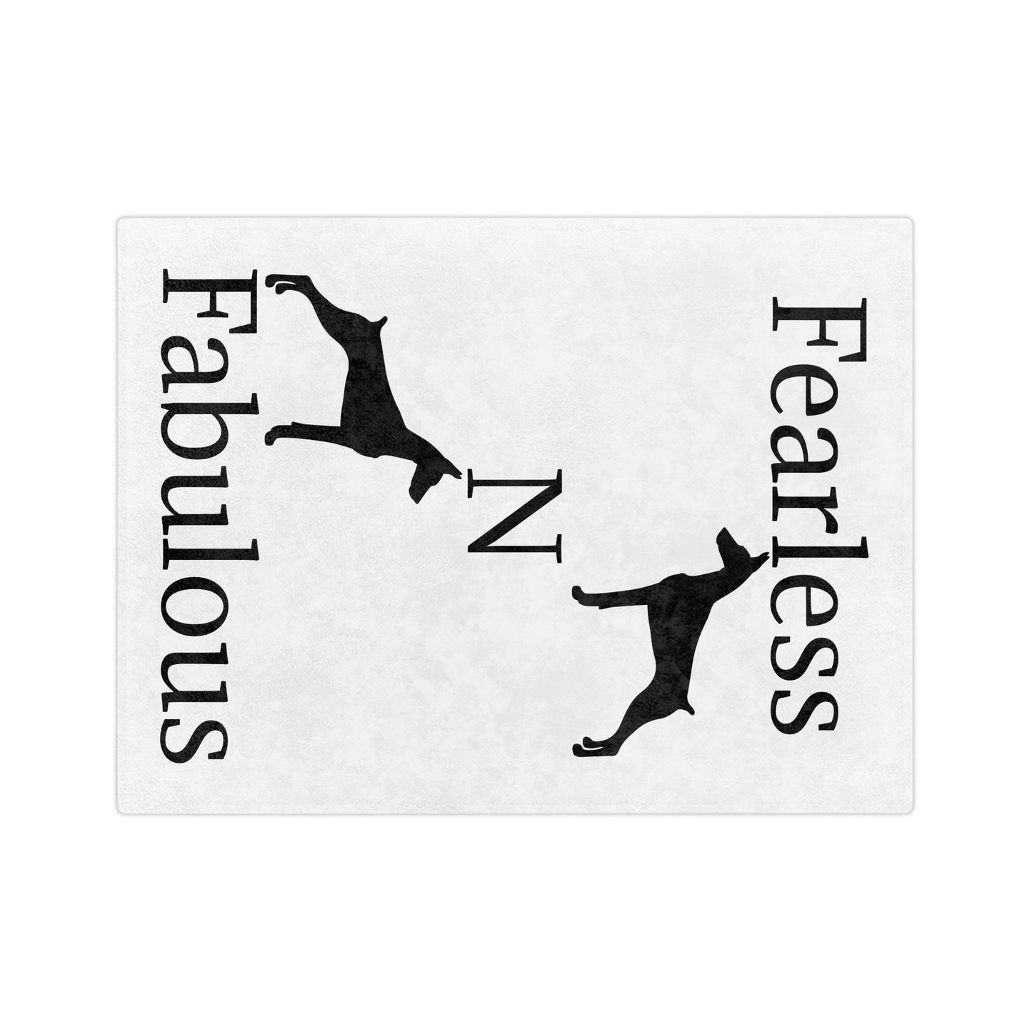 Fearless N Fabulous Velveteen Microfiber Blanket