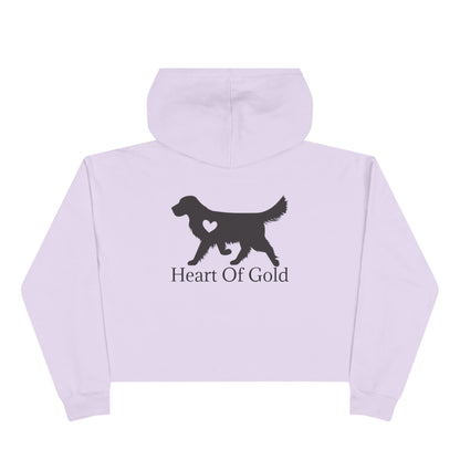Heart Of Gold Women's Crop Hoodie