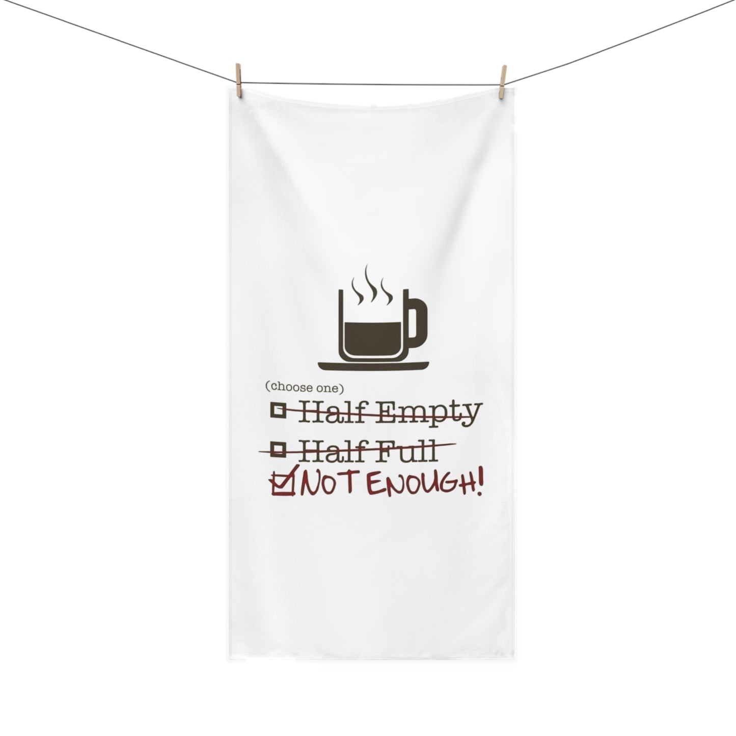 Not Enough Mink-Cotton  Beach Towel
