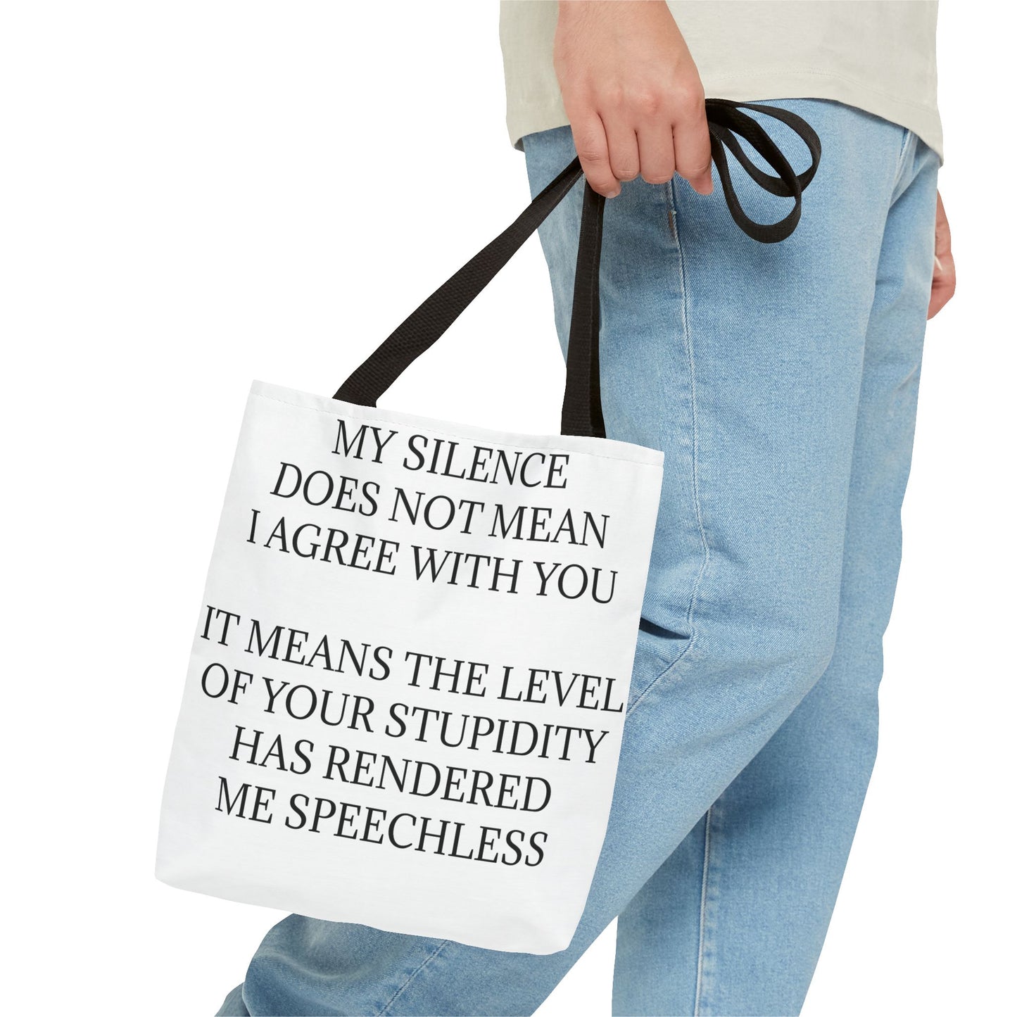 Speechless Tote Bag