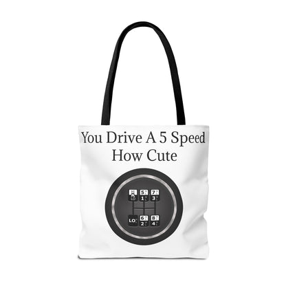 5 Speed How Cute Tote Bag