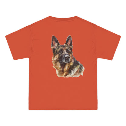 German Shepherd Head Men's Short-Sleeve Crewneck Tee