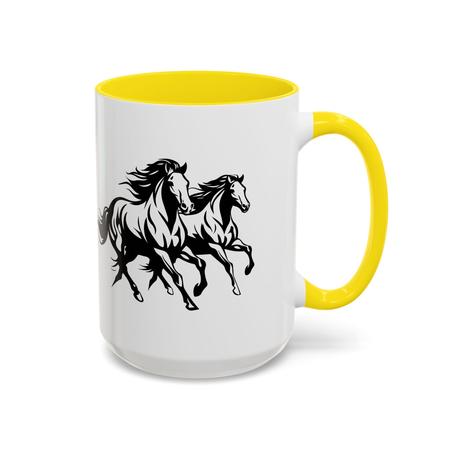 Horsin' Around 2-Tone Coffee Mug