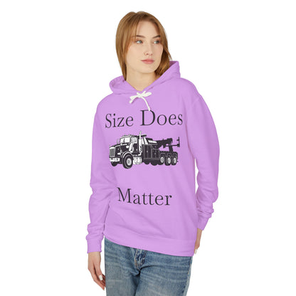 Size Does Matter Unisex Lightweight Hoodie